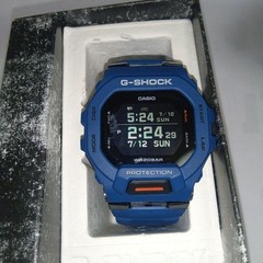 [Used] CASIO G-SHOCK GBD-200-2JF G-SQUAD Blue MIP LCD Bluetooth w/Box From JAPAN