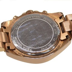 Michael Kors Bradshaw Watch MK 5799 Gold Plated Quartz Chronograph Gold Dial Bra