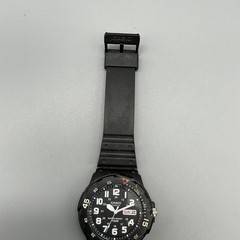 Casio 5125 MRW-200H Mens Watch 43mm Black Dial Day Date 100M New Battery