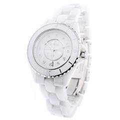 CHANEL J12 H5703 White ceramic 12P diamond white Dial Quartz Ladies Watch_882834
