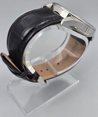 Lucien Piccard Grande Case Blue Dial Watch New Original Strap Sapphire Crystal