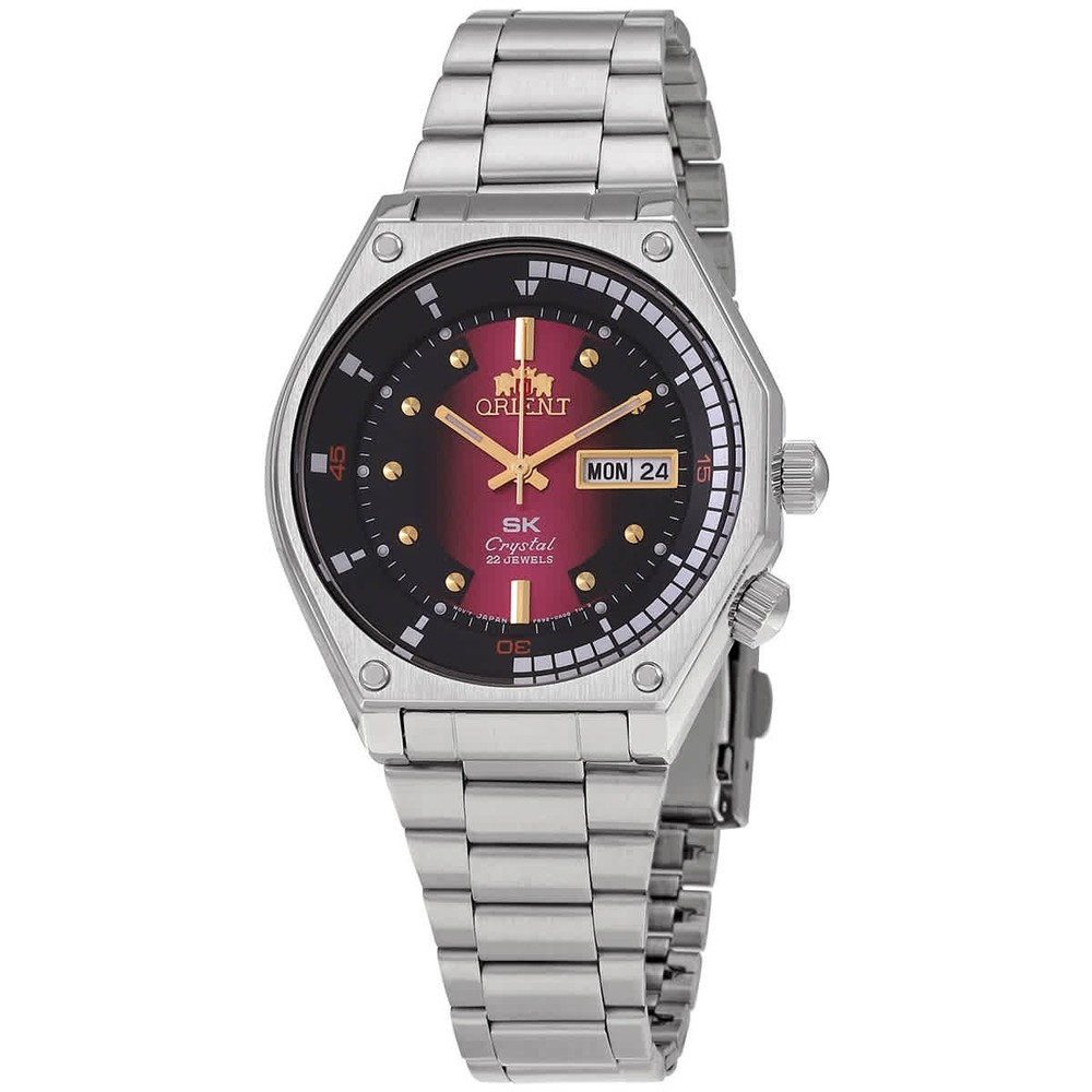 Orient Automatic Pink/Black Dial Stainless Steel Men’s Watch RA-AA0B02 R