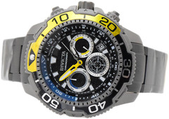 Invicta Commander TI-22 Titanium Men’s 48mm Yellow Black Chrono Watch 49492