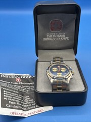 Swiss Made S.A.K. Design Wenger Chronograph Watch – Swiss Military