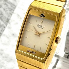 Seiko Galaxy 8Y21-5030 Men’s Gold Quartz Watch Japan Excellent 0716011