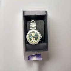 Dominatore Del Mare GREEN/STEEL DD-8013-22 Men’s Chronograph Quartz Watch New
