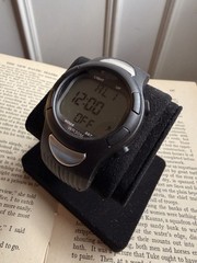 Medline Digital Quartz Wristwatch Black Plastic Strap Water Resistant Alarm