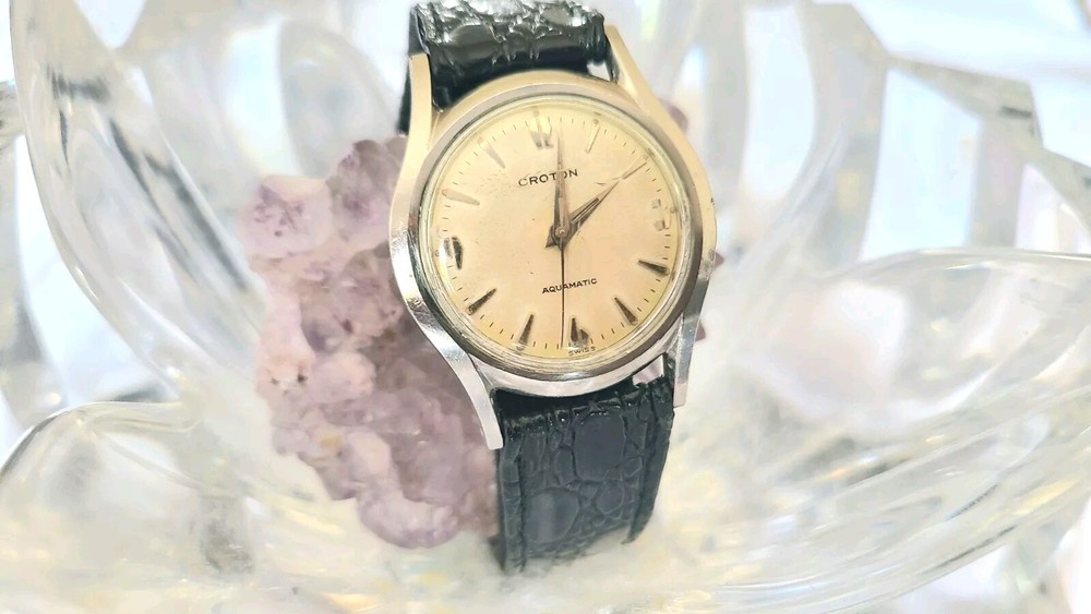 Vintage Croton Aquamatic Automatic 17 Jewel Automatic Men’s Watch