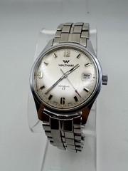 Vintage Waltham Incabloc Field Manual Wind Watch 34.5mm