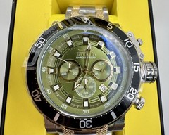 Invicta Coalition Forces Night Hawk 49225 Chronograph 52mm Green Gold Watch
