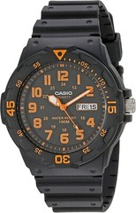 Casio MRW200H-4BV Men’s Black Resin Strap 100M Sports Easy Reader Analog Watch