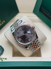 Rolex Datejust 36 NEW 2026 Rhodium Roman 6 9 Diamond Two Tone Rose Gold Jubilee