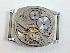 Lot WWII Era Cyma Tacy 6 Jewel 2 ADJ Watch Cal 370 Swiss 1 Run Spare Part Repair