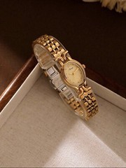 Gold French Vintage Style Unique Dainty Women’s Wrist Watch