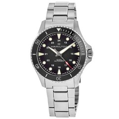 New Hamilton Khaki Navy Scuba Auto Black Dial Stainless Men’s Watch H82515130