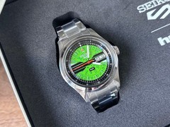 SEIKO 5 Sports HUF Limited SBSA323 Green Transparent Dial Automatic JDM Watch