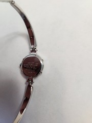 Ricoh Monperier Women’s Quartz Silver Bangle Bracelet Watch White Dial Analog