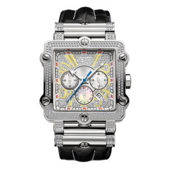 $1825 Phantom | JB-6215-238-B Chronograph Crystal Dial Silver-tone Diamond Men’s