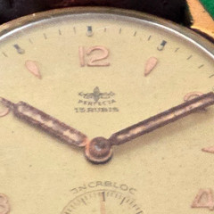 Vintage Antique Perfecta 15 Rubis (Jewels) Swiss Wrist Watch