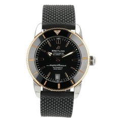Breitling Superocean Black Dial Gold & Steel 42mm Automatic Men’s Watch UB2010