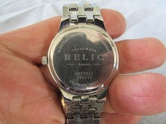 Relic Brand Folio – Men’s 36mm watch – runs great – looks great – RN ZR77022