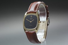 New Battery [Near MINT] Vintage Seiko Dolce 6020-5260 Tank Quartz Mens Watch　