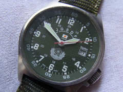 JUNK! KENTEX JGSDF ( JAPAN GROUND SELF DEFENCE FORCE) S455M QUARTZ WATCH JUNK!