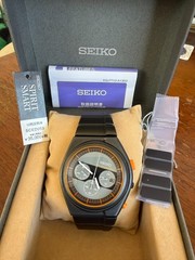 Seiko Spirit (7T12-0CC0) Black/Gray Men’s Watch – SCED053 *FULL KIT*