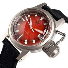 Fashion Military 36mm Double Sapphire 20ATM Miyota8215 Automatic Men Watch Lumen