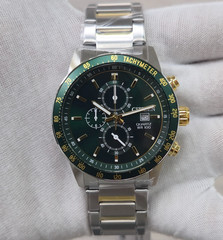 Citizen Quartz Sports AN3689-55X Chronograph Green Dial 44 mm New Men’s Watch