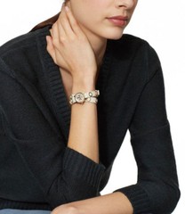 TORY BURCH REVA Mini Double Wrap Leather & Gold Watch $595 NEW in Box