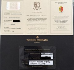 Vacheron Constantin Overseas – Black Dial – 2021 Full Set – 4500V/110A-B483