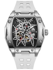 Tonneau Automatic Watch Men’s Hollow Skeleton 30M Waterproof Luminous