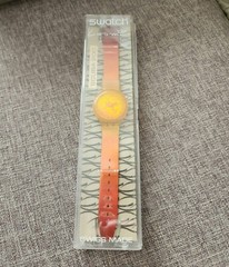 Swatch Loomi Scuba 200m Orange Frog in Original Case Rare
