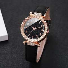 Ladies Women Girls Leather Strap Watch Fashion Quartz Wristwatch Gift UK