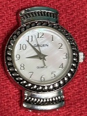 Gruen Ladies Watch Sliver Tone Watch Only Quartz New Battery
