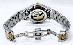 Awesome Maserati Automatic Black Dial Dual Tone Band Analog Men’s Wrist Watch