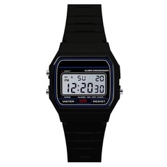 F 91W Classic Digital Resin Strap Watch Stopwatch Chronograph Sport Unisex Men