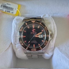 Invicta Reserve Automatic Diver 52mm 500m Black/Orange Steel Bracelet Box