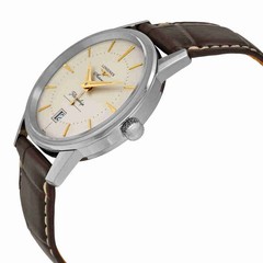Longines Heritage Flagship Automatic Silver Dial Brown Leather Men’s Watch