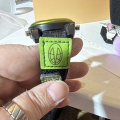 Nickelodeon TMNT Kids Digital LCD Quartz Watch Green/Black Hook-Loop Nylon