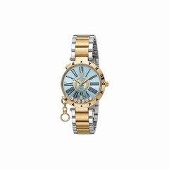 Pandora Luxury Woman’s Watch Stainless Steel Gold-silver Tone New Battery