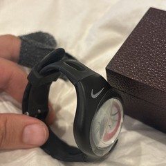 NIKE Triax Watch 90s Y2K Asymmetrical Sports 100M WR Japan NEW Needs Battery