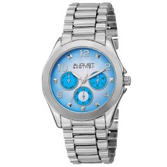 August Steiner Quartz Blue Dial Ladies Watch AS8150SS