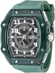 Invicta Racing Men’s 48.5mm Tonneau VH61 Green Quartz Watch IN-48445