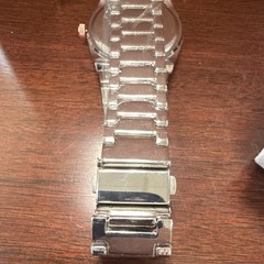 IRLANDY Men’s Quartz Green Dial Day Indicator Metal Band Wristwatch
