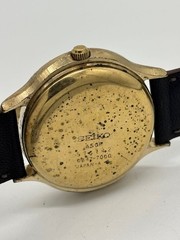 Seiko Tiger Eye Quartz 0842-7000 Men’s Watch Black Japan Vintage 08123