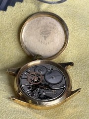 Vintage Rare Wittnauer “WEEMS” Cal. 10TS Solid 14k Gold Case
