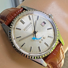 Vintage CITIZEN men’s automatic watch Date Shark Second Hand April 1972