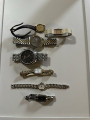 Vintage Watch Lot- For Parts or Repair NOT TESTED